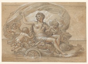 Galathea em sua carruagem marítima de Antoine Coypel