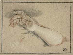 Mão e antebraço de Antoine Coypel