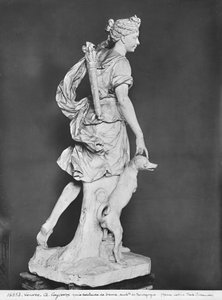 Marie-Adelaide de Savoie, Duquesa da Borgonha, como Diana, a Caçadora, 1709 (ver também 209277, 346030, 346032) (mármore)