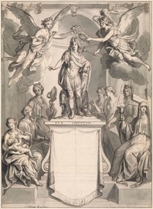 Desenho para um Frontispício de Antoine Dieu