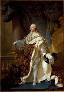 Retrato de Luís XVI com o vestido da coroação, c.1781 (óleo sobre tela)