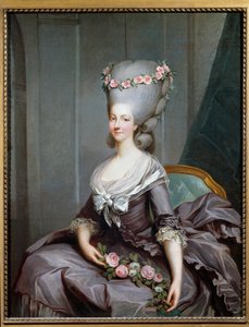 Retrato de Marie Therese Louise de Savoie Carignan, Princesa de Lamballe de Antoine François Callet
