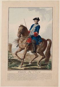 Rei da Guarda-Costas do Rei, 1756. de Antoine Jean De Fehrt