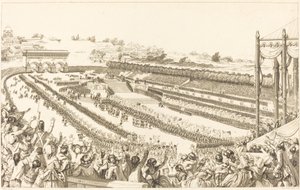 Federation Generale de Français no Champ de Mars em 14 de julho de 1790 de Antoine Jean Duclos after Charles Monnet
