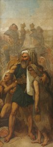 Família Egípcia (Esboço para "A Batalha das Pirâmides") de Antoine Jean Gros