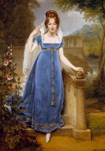 Portrait en pied de Henriette Scherrer, Comtesse Legrand (1795-1848). Pintura de Antoine Jean Gros (1771-1835) de Antoine Jean Gros