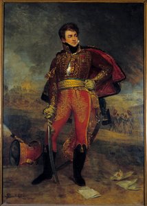 Retrato do Conde Geral François Fournier Sarloveze (1773-1827) Pintura de Antoine Jean Gros (1771-1835) de Antoine Jean Gros