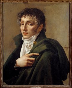 Retrato do compositor Etienne Mehul (1763-1817) Pintura de Antoine Jean Gros (1771-1835) 1799 Sol. 0,65x0,53 m Paris, Musee Carnavalet de Antoine Jean Gros