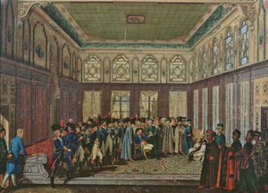 General Aubert du Bayet sendo recebido pelo grão-vizir otomano em Constantinopla em 1796 de Antoine Laurent Castellan