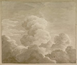 Estudo das nuvens, 1815. de Antoine Laurent Castellan