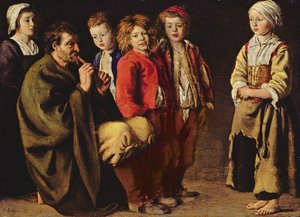 The Village Piper, 1642 (óleo em cobre)
