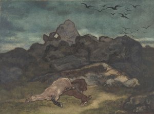 Cavalos Mortos, 1810-75. de Antoine Louis Barye