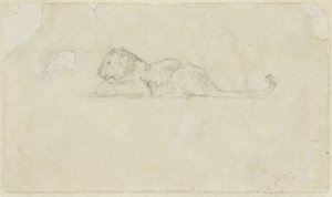 Leoa sentada de Antoine Louis Barye