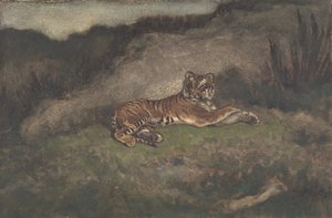Tigre, 1810-75. de Antoine Louis Barye