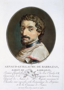 Arnaud-Guillaume, Baron Barbazan, de &39;Retratos de grandes homens, mulheres ilustres e temas memoráveis da França, sérios e impressos em cores&39;, publicado por Pierre Blin, 1786-92, Paris (colo de Antoine Louis Francois Sergent Marceau