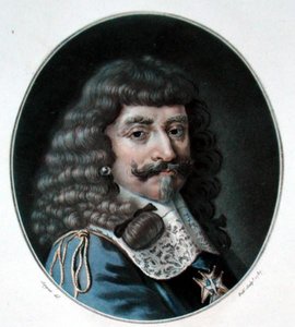 Henrique de Lorena, 1º Conde de Harcourt (1601-1666), gravado por Ride, 1787 de Antoine Louis Francois after Sergent Marceau