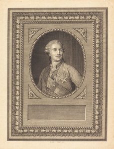 Luís XVI, rei da França de Antoine Louis Romanet after Joseph Siffred Duplessis