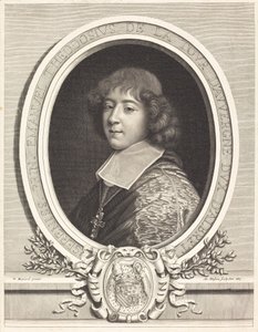 Cardeal de Bouillon de Antoine Masson after Nicolas Mignard