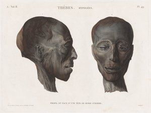 Descrição do Egito: Tebas. Hypogees Vol. II, p. 49 de Antoine Maxime Monsaldy