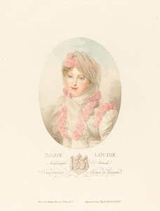 Marie-Louise, Imperatriz dos Franceses de Antoine Maxime Monsaldy after Jean Baptiste Isabey