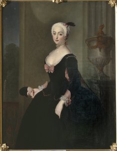Condessa Anne Elisabeth von der Schulenburg - Retrato da Condessa Anna Elisabeth von der Schulenburg