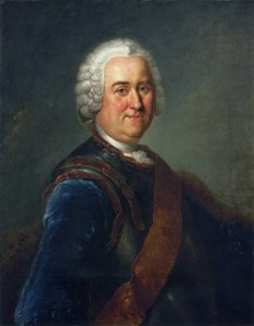 Retrato do Marechal de Campo James Keith de Antoine Pesne