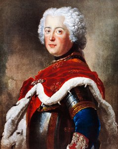 Retrato de Frederick II de Hohenzollern, conhecido como Frederick Great (Berlim de Antoine Pesne