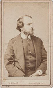 Retrato do dançarino, coreógrafo e mestre de balé Paul Taglioni 1808-1884, ca 1860.