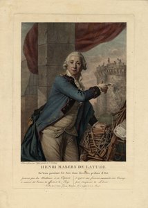 Retrato de Henri Masers de Latude 1725-1805, 1790