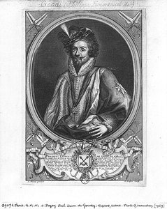 Philippe-Emmanuel de Gondi (1581-1662) Marquês de Belle-Isle, gravado por Claude Duflos (1665-1727) de Antoine after Pezey