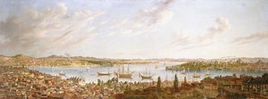 Vista de Constantinopla com vista para o Bósforo, 1770