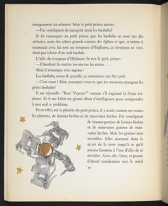 Elefantes, ilustração de "O Pequeno Príncipe", de Antoine de Saint-Exupéry