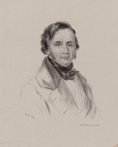 Retrato do pianista e compositor Joseph Bernard Woets 1783-1878, c. 1830. de Antoinette Louise Demarcy