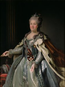Retrato de Catarina II (1729-96) de Anton Albertrandi