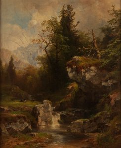 Paisagem no Salzkammergut