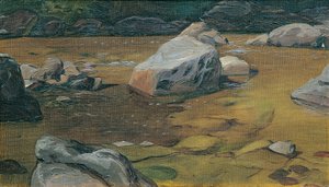 pedras no riacho de Anton Josef von Kenner