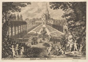 Flora com Putti em um jardim.