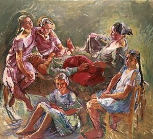 A família do artista