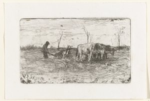 Lavoura de bois de Anton Mauve