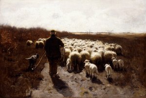 Retorno do rebanho, de Anton Mauve