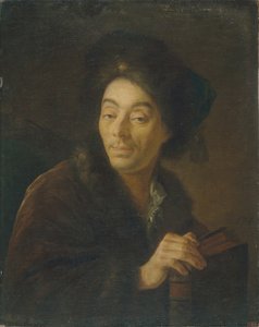 Retrato do ator Yakov Danilovich Shumsky 1732-1812, 1760