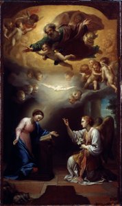 Anunciação, c.1767 (óleo sobre tela) de Anton Raphael Mengs