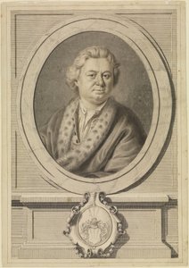 Retrato de um senhor idoso (esboço para uma gravura em cobre) de Anton Raphael Mengs