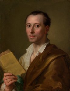Johann Joachim Winckelmann (1717-68), c.1777 (óleo sobre tela) de Anton Raphael Mengs