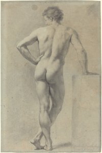 Estudo de nudez masculina de Anton Raphael Mengs