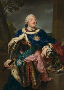 Retrato de Friedrich Christian, príncipe da Saxónia de Anton Raphael Mengs