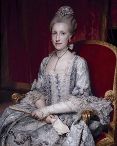 Retrato de Infanta Maria Luisa de Espanha 1745-1792, Santa Imperatriz Romana, 1770 de Anton Raphael Mengs