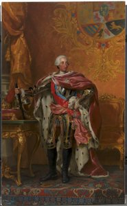 Retrato do rei Carlos III da Espanha de Anton Raphael Mengs