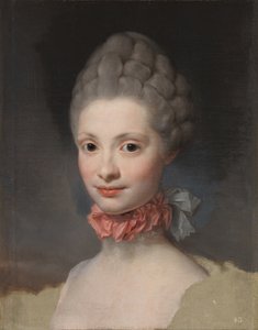Retrato de Maria Luisa de Parma como princesa das Astúrias, 1765 de Anton Raphael Mengs