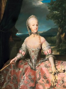Retrato de Maria Carolina da Áustria (Maria Carolina, Maria Carolina de Anton Raphael Mengs
